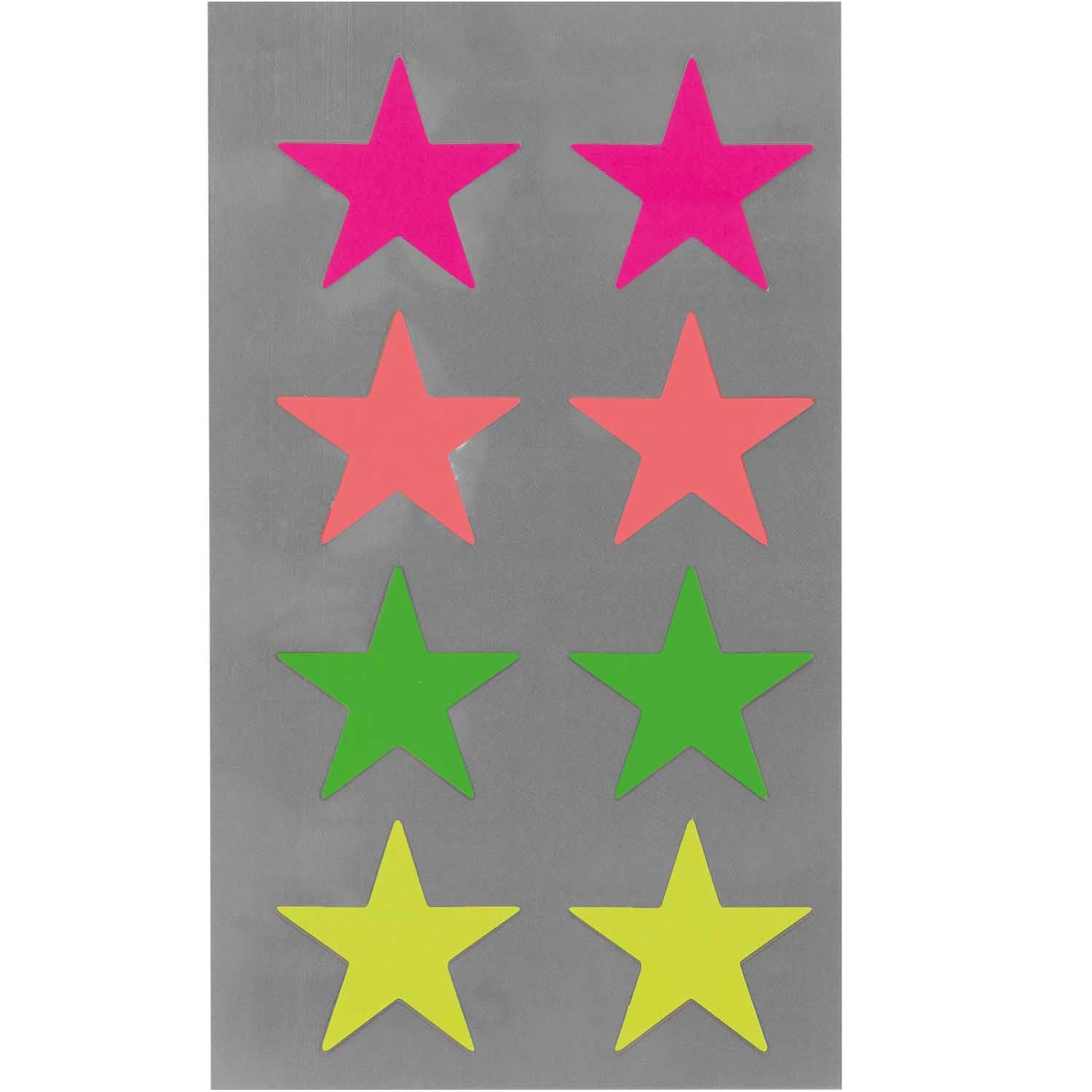 Sticker mit  STERN MIT KLEINEN GESICHT: Große Sterne 001 von aledtopeart